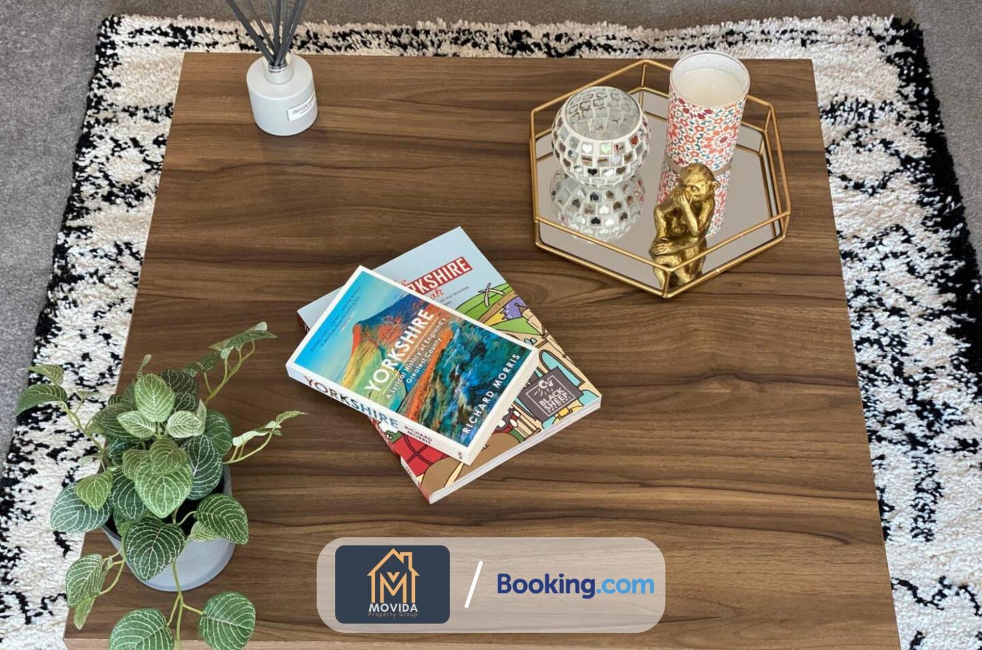 Stylish Two Bed Town Centre Apartment By Movida Property Group Short Lets & Serviced Accommodation With Parking Harrogate Dış mekan fotoğraf