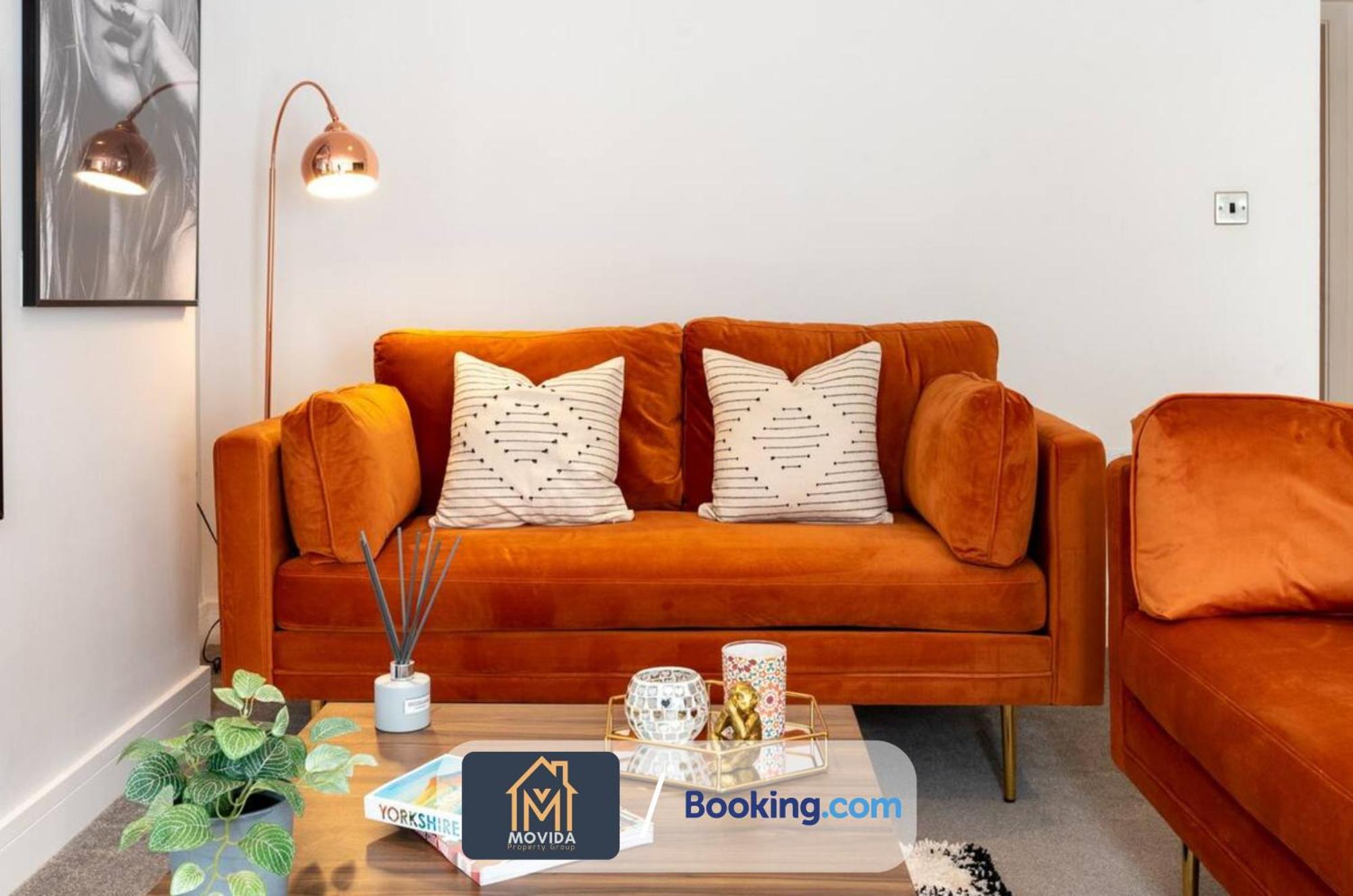 Stylish Two Bed Town Centre Apartment By Movida Property Group Short Lets & Serviced Accommodation With Parking Harrogate Dış mekan fotoğraf