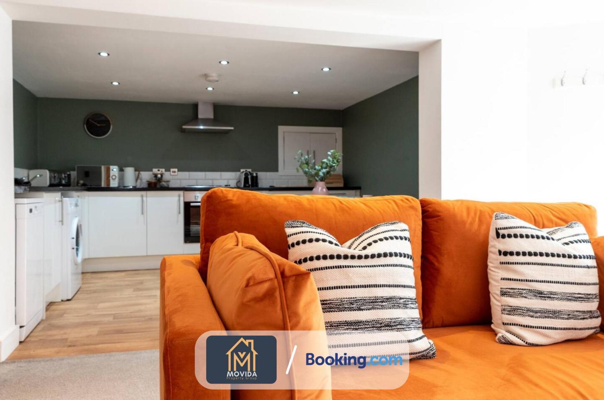 Stylish Two Bed Town Centre Apartment By Movida Property Group Short Lets & Serviced Accommodation With Parking Harrogate Dış mekan fotoğraf
