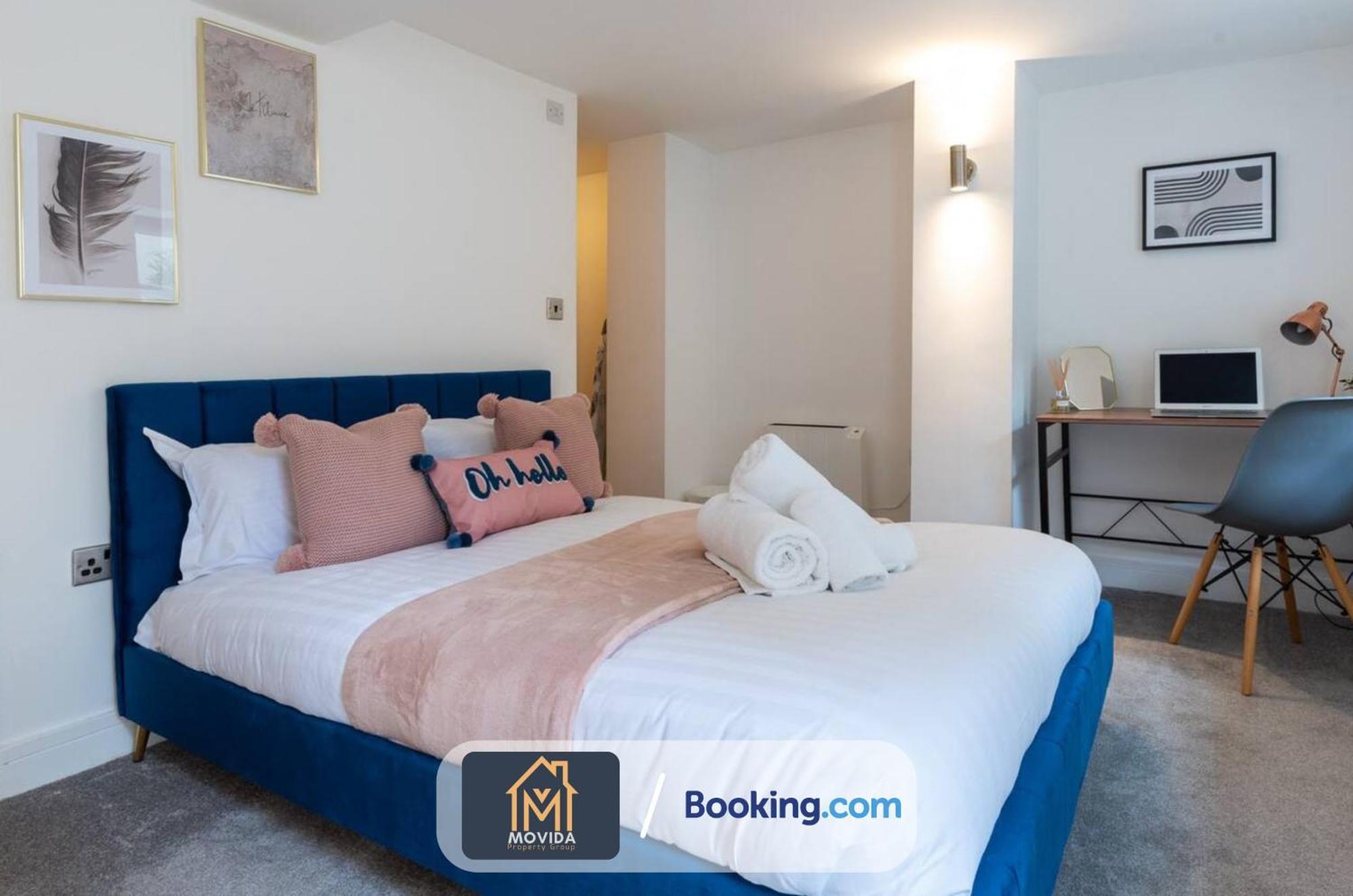 Stylish Two Bed Town Centre Apartment By Movida Property Group Short Lets & Serviced Accommodation With Parking Harrogate Dış mekan fotoğraf