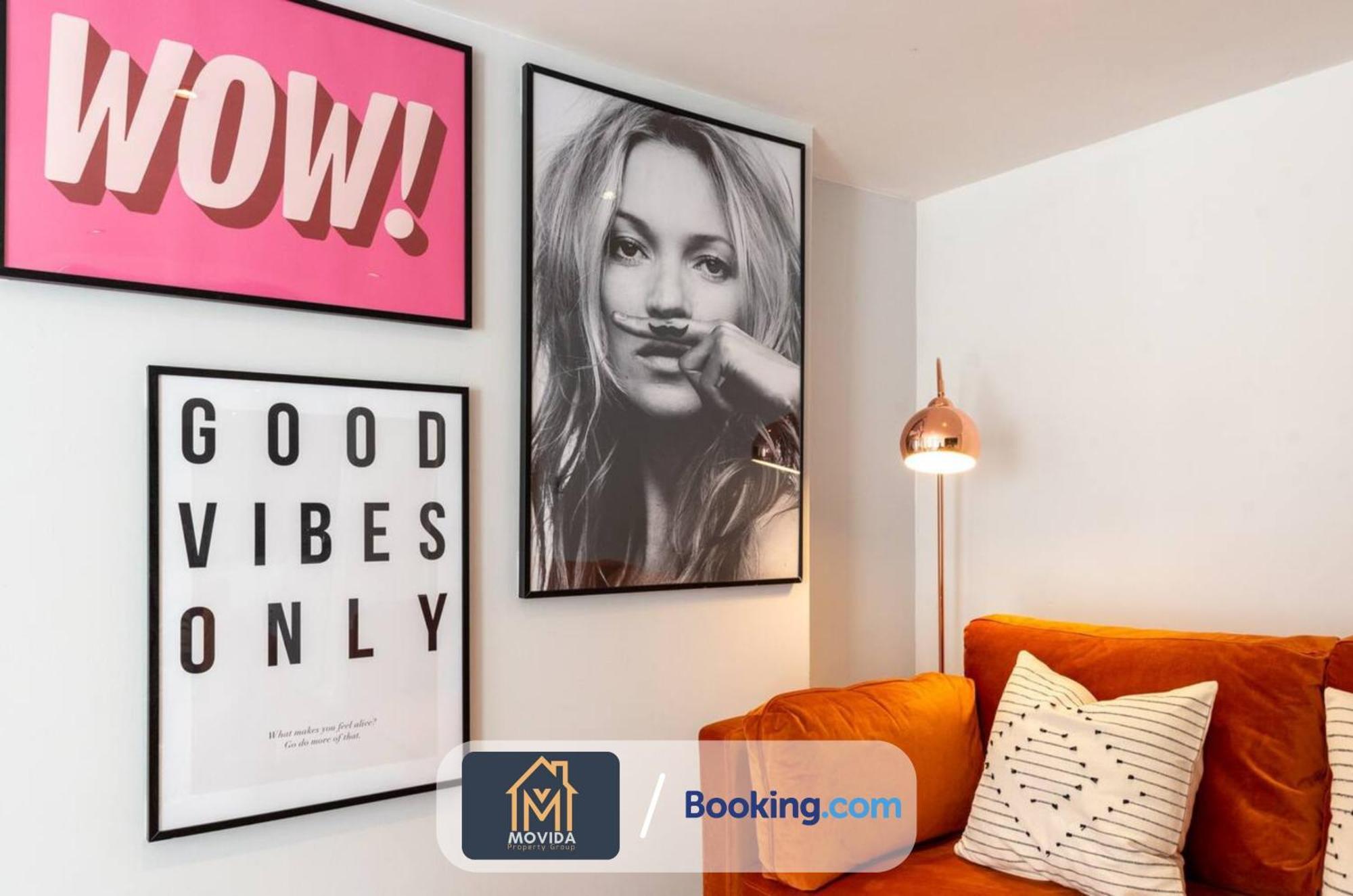 Stylish Two Bed Town Centre Apartment By Movida Property Group Short Lets & Serviced Accommodation With Parking Harrogate Dış mekan fotoğraf